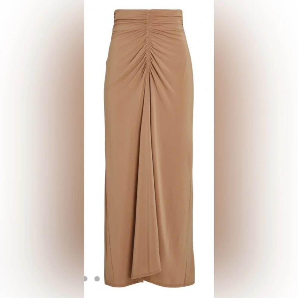 A.L.C. Tan Midi Skirt
